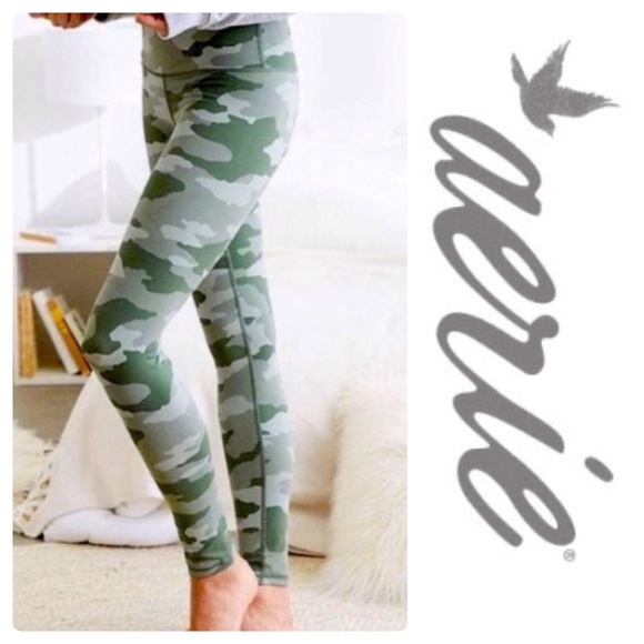 Aerie Seamless Camo Leggings - Picture 2 of 5